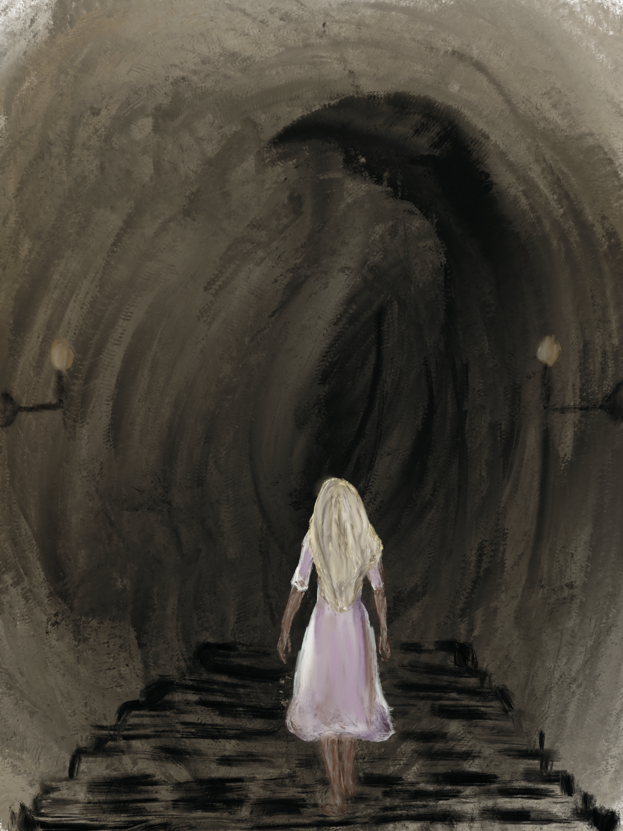 Forget Me Not fairy tale scene